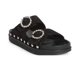 Isabel Marant Noddi Embellished Crystal Sandal